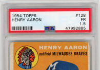 1954 Topps Henry Aaron #128 PSA 1.5