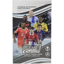 2022-23 Topps Stadium Club Chrome Soccer Hobby Box