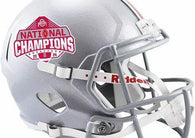 2024 Riddell Ohio State Buckeyes College Football National Champions Speed Mini Helmet officially licensed collectible available at MP Sports Cards in Carver, Massachusetts.
