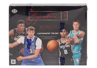 2025-26 Topps Signature Class Basketball Jumbo Box factory-sealed featuring Jumbo-exclusive parallels, rookie cards, autograph cards, and premium basketball trading cards available at MP Sports Cards in Carver, Massachusetts.