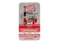 2025-26 Upper Deck Centennial Detroit Red Wings Hobby Box celebrating the franchise's 100th anniversary with NHL legends, current stars, exclusive inserts, autograph cards, memorabilia cards, and collectible hockey trading cards.