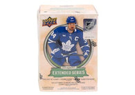 2025-26 Upper Deck Extended Series Hockey Blaster Box factory sealed hockey trading card box from MP Sports Cards in Carver MA.