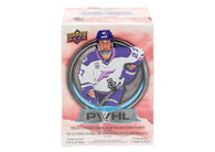 2025-26 Upper Deck PWHL Women's Hockey Blaster Box featuring Professional Women's Hockey League trading cards, rookie cards, retail-exclusive parallels, inserts, and top players.