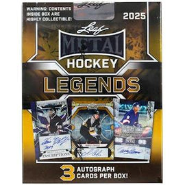 2025 Leaf Metal Hockey Legends Hobby Box