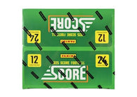 2025 Panini Score Football Retail Box factory sealed featuring NFL rookie cards, retail-exclusive parallels, autographs, inserts, and veteran stars available at MP Sports Cards in Carver, Massachusetts.