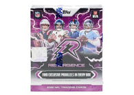 2025 Topps Resurgence Football Mega Box featuring NFL trading cards, Mega Box-exclusive parallels, rookie cards, autograph cards, inserts, and premium Topps football collectibles.