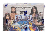 2025 Topps Exalted WWE Wrestling Hobby Box factory sealed wrestling trading card box from MP Sports Cards in Carver MA.