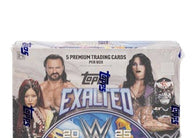 2025 Topps Exalted WWE Wrestling Hobby Box factory sealed wrestling trading card box from MP Sports Cards in Carver MA.