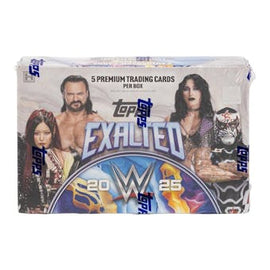 2025 Topps Exalted WWE Wrestling Hobby Box factory sealed wrestling trading card box from MP Sports Cards in Carver MA.