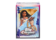 2026 Topps Chrome Disney Value Box factory-sealed featuring exclusive Value Box refractors, Disney character cards, and premium chrome trading cards available at MP Sports Cards in Carver, Massachusetts.