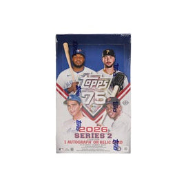 2026 Topps Series 2 Baseball Hobby Box factory sealed trading card box from MP Sports Cards in Carver MA.