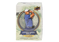 2026 Upper Deck Golf Blaster Box factory sealed featuring professional golfers, retail-exclusive parallels, autograph cards, memorabilia cards, and premium golf trading cards available at MP Sports Cards in Carver, Massachusetts.