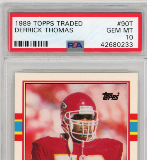 1989 Topps Traded Derrick Thomas #90T PSA 10