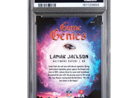 2025 Topps Chrome Game Genies Lamar Jackson PSA 9