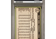 1967 Topps New York Yankees Team #131 vintage baseball card featuring the Mickey Mantle era Yankees professionally graded PSA 7 NM.