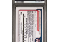 2024 Bowman Chrome Dylan Crews #CPA-DC Blue Refractor autograph numbered to 150 Washington Nationals baseball card graded PSA 9 MINT.