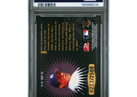 1997 Leaf 22 Karat Gold Leaf Stars Andy Pettitte #12 serial numbered to 2500 New York Yankees baseball card graded PSA 8 NM-MT.