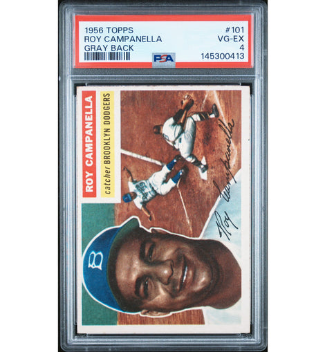 1956 Topps Roy Campanella Gray Back 101 PSA 4 VG-EX