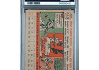 1956 Topps Phil Rizzuto #113 Gray Back New York Yankees vintage baseball card professionally graded PSA 5 EX.