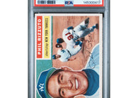 1956 Topps Phil Rizzuto #113 Gray Back New York Yankees vintage baseball card professionally graded PSA 5 EX.