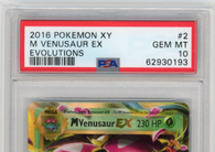 2016 PokéMon TCG M Venusaur EX Evolutions #2 PSA 10