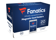 Fanatics Collectibles 35pt Magnetic Card Holder 20 Count for protecting and displaying standard sports cards, Pokémon, Magic: The Gathering, Disney Lorcana, One Piece, and other collectible trading cards.