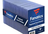 Fanatics Collectibles 35pt Toploaders 100-count bundle for protecting standard trading cards available at MP Sports Cards in Carver, Massachusetts.