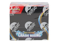 Pokémon Mega Evolution Chaos Rising Booster Box factory sealed with 36 English booster packs featuring Mega Evolution Pokémon ex, Illustration Rare cards, Special Illustration Rares, and premium Pokémon TCG collectibles.