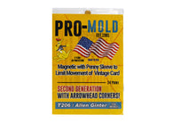 Pro-Mold T206 and Allen & Ginter 2nd Generation Magnetic Card Holder for tobacco-size vintage baseball cards, Allen & Ginter cards, and specialty-size sports trading cards.