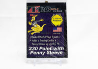 Pro-Mold 230pt One-Touch Magnetic Card Holder with protective sleeve for thick memorabilia cards, patch cards, relic cards, autograph cards, sports cards, and premium trading cards.