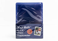 Pro Safe 3" x 4" 75pt Top Loaders 25 Count for protecting thick sports cards, memorabilia cards, patch cards, relic cards, and autograph cards.
