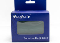Pro Safe Premium Deck Case Green for storing and protecting sleeved trading card decks for Pokémon, Magic: The Gathering, Yu-Gi-Oh!, Disney Lorcana, One Piece, Star Wars Unlimited, and other TCGs.