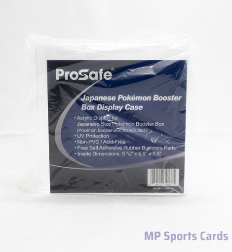Pro Safe Japanese Pokémon Booster Box Display Case