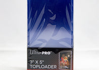 Ultra PRO 3" x 5" Top Loaders 25 Count for protecting 3" x 5" photos, postcards, oversized sports collectibles, autograph cards, promotional cards, and memorabilia.