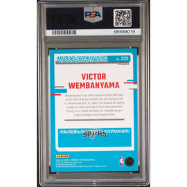2023 Panini Donruss Optic Victor Wembanyama #225 Holo PSA 10 San Antonio Spurs!