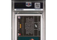 2020 Panini One Jalen Hurts #44 Dual Patch Auto-Bronze PSA 9 Eagles!