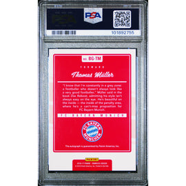 2016 Panini Donruss Thomas Muller #BGTM The Beautiful Game Autograph PSA 10!