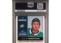 2021 UD Credentials Update Jason Robertson #137 Upd '20 Debut TKT. Access PSA 9
