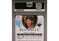 2022 Upper Deck Artifacts Photo Var Emerald Rookie Matt Boldy PSA 9