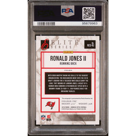 2018 Donruss Optic Elite Series Rookies Auto Ronald Jones II #'d 3/50 PSA 10!