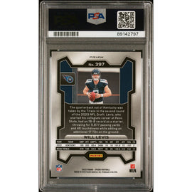 2023 Panini Prizm Will Levis #397 Silver PSA 10 Titans!