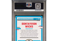 2023 Panini Donruss Optic Dontayvion Wicks #249 Holo PSA 10 Packers!