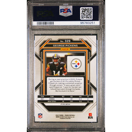 2022 Panini Prizm George Pickens #329 Red/White/Blue PSA 10 Steelers!