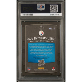 2017 Panini Donruss Optic Juju Smith-Schuster #176 Autograph Blac PSA 9!