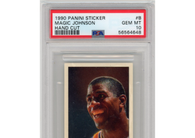 1990 Panini Sticker Magic Johnson #B PSA 10 LA Lakers!