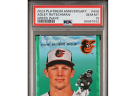2023 Topps Chrome Platinum Anniversary Adley Rutschman #400 Green Wave Yes