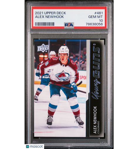 2021-2022 Upper Deck Alex Newhook #461 PSA 10 Avalanche!