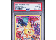 2023 Pokemon Sword & Shield Pikachu Full Art #160 Crown Zenith PSA 10!