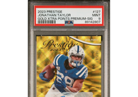 2023 Prestige Jonathan Taylor #127 Gold Xtra Points Premium Sig #'d 34/50 PSA 9