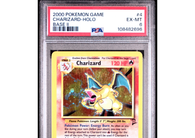 2000 Pokemon Game Charizard-Holo #4 Base II PSA 6!